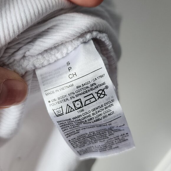 Maternity Rib-Knit Side-Shirred Tank - White - Picture 3 of 4